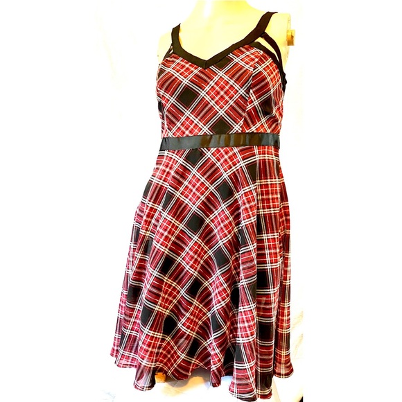 Hot Topic Dresses & Skirts - 3 for $20 Punk Princess Plaid Strappy Sundress